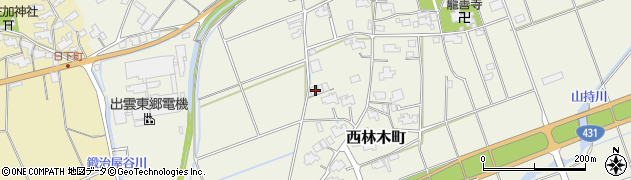 島根県出雲市西林木町833周辺の地図