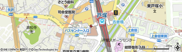 神奈川県横浜市戸塚区戸塚町16-22周辺の地図