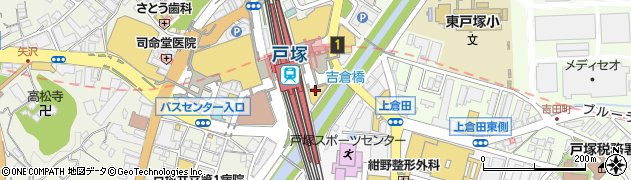 ザ・イカが戸塚駅前店周辺の地図
