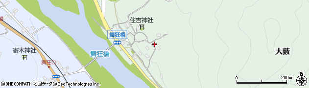 兵庫県養父市八鹿町舞狂330周辺の地図