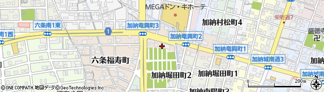 岐阜加納西郵便局周辺の地図
