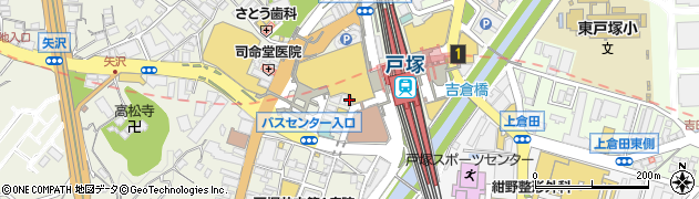 神奈川県横浜市戸塚区戸塚町16-16周辺の地図