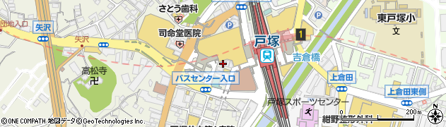 神奈川県横浜市戸塚区戸塚町16-14周辺の地図