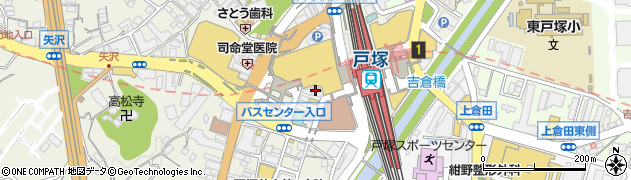 神奈川県横浜市戸塚区戸塚町16-15周辺の地図