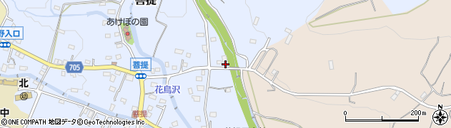 神奈川県秦野市菩提579周辺の地図