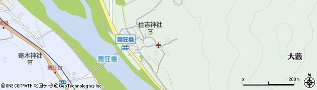 兵庫県養父市八鹿町舞狂256周辺の地図