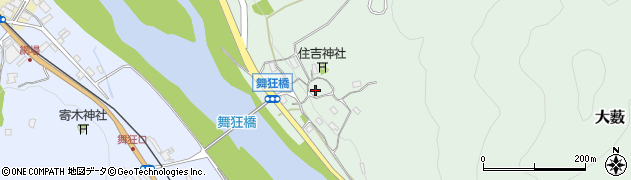 兵庫県養父市八鹿町舞狂周辺の地図