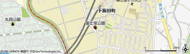 富士塚公園周辺の地図