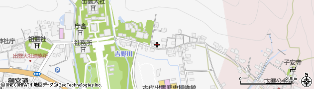 島根県出雲市大社町杵築東191周辺の地図