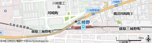 三柿野駅周辺の地図