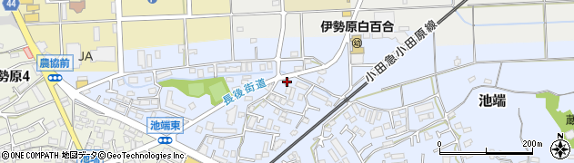 神奈川県伊勢原市池端268周辺の地図