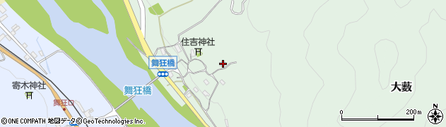 兵庫県養父市八鹿町舞狂250周辺の地図