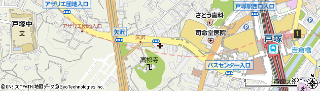 神奈川県横浜市戸塚区戸塚町4811-1周辺の地図