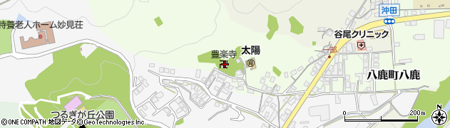 豊楽寺周辺の地図
