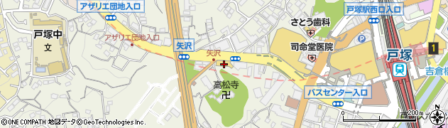 神奈川県横浜市戸塚区戸塚町4812周辺の地図
