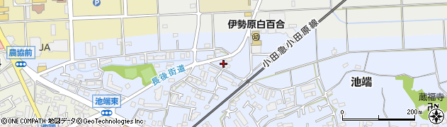 神奈川県伊勢原市池端220周辺の地図