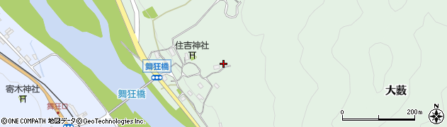 兵庫県養父市八鹿町舞狂348周辺の地図