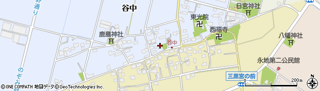 千葉県袖ケ浦市谷中104周辺の地図