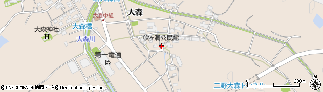 岐阜県可児市大森745周辺の地図