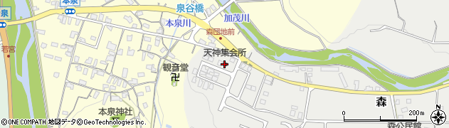 天神区公民館周辺の地図