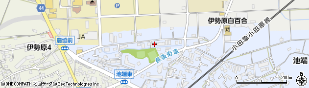 神奈川県伊勢原市池端198周辺の地図