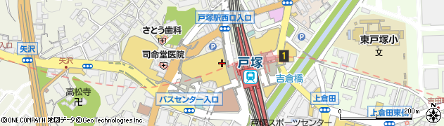 三井住友銀行戸塚支店周辺の地図
