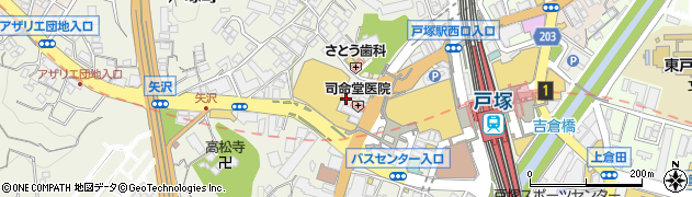 神奈川県横浜市戸塚区戸塚町4090周辺の地図