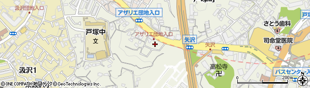 戸塚町ぜんば公園周辺の地図