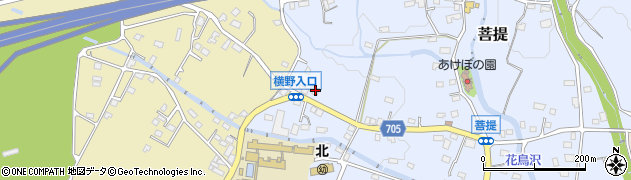 神奈川県秦野市菩提428周辺の地図