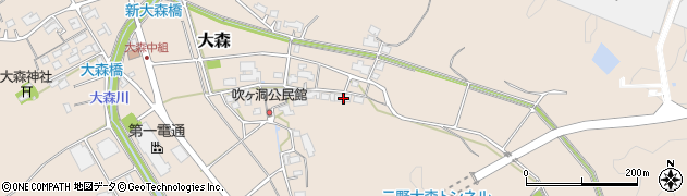 岐阜県可児市大森753周辺の地図