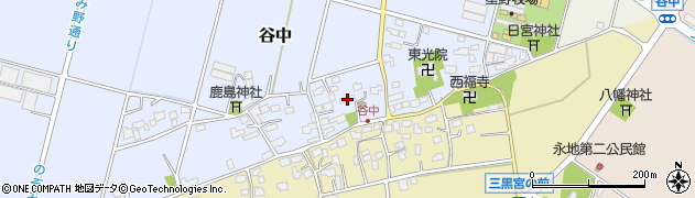 千葉県袖ケ浦市谷中101周辺の地図