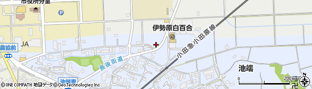 神奈川県伊勢原市池端223周辺の地図