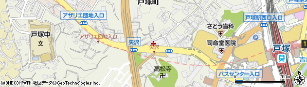 神奈川県横浜市戸塚区戸塚町4819周辺の地図