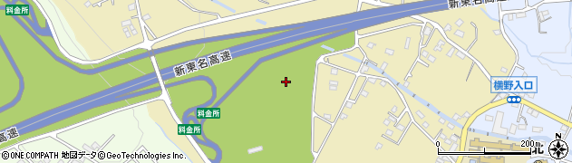 神奈川県秦野市横野周辺の地図