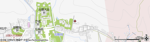 島根県出雲市大社町杵築東187周辺の地図