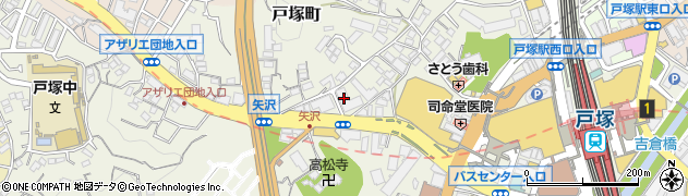 神奈川県横浜市戸塚区戸塚町4801周辺の地図