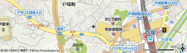 神奈川県横浜市戸塚区戸塚町4893周辺の地図