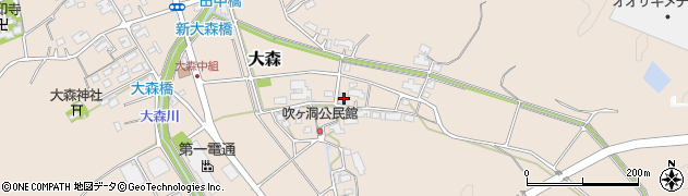 岐阜県可児市大森740周辺の地図