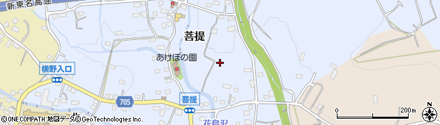 神奈川県秦野市菩提周辺の地図