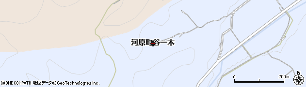 鳥取県鳥取市河原町谷一木周辺の地図