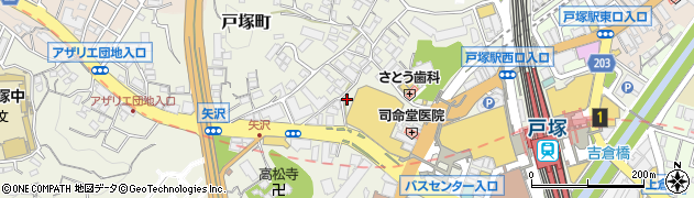 神奈川県横浜市戸塚区戸塚町4894周辺の地図