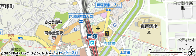 カラダファクトリー戸塚モディ店周辺の地図