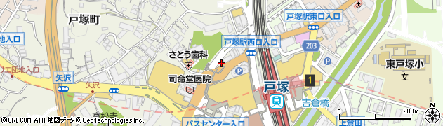 神奈川県横浜市戸塚区戸塚町6003-1周辺の地図