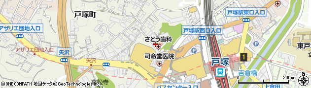 神奈川県横浜市戸塚区戸塚町4912周辺の地図