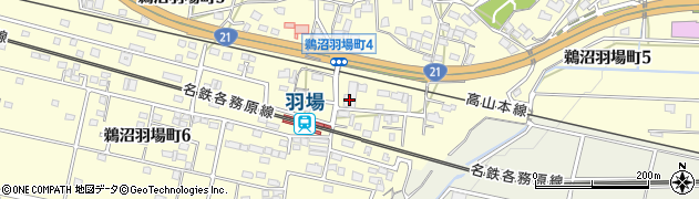 株式会社若菜　岐阜工場周辺の地図