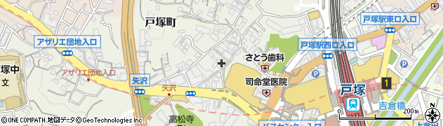 神奈川県横浜市戸塚区戸塚町4795周辺の地図