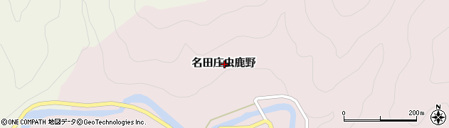 福井県大飯郡おおい町名田庄虫鹿野周辺の地図
