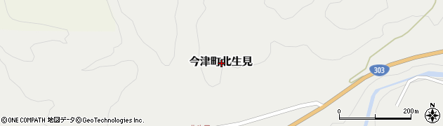 滋賀県高島市今津町北生見周辺の地図