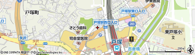 神奈川県横浜市戸塚区戸塚町6003-3周辺の地図