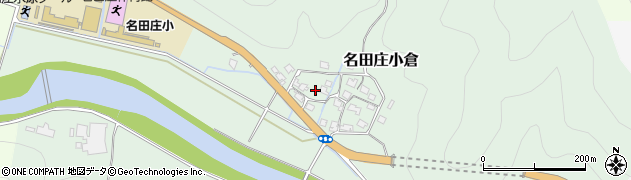 福井県おおい町（大飯郡）名田庄小倉周辺の地図